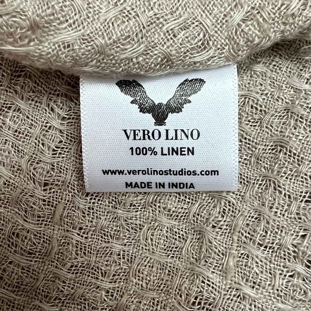 Vero Lino Linen V-neck Casual Top - Picture 6 of 7